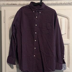 Daniel Cremieux Men's Plaid Shirt - Black and Red